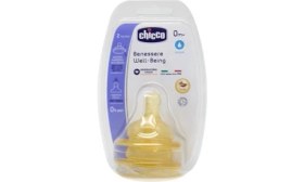 Resim Renklime Chicco Biberon Emziği 0AY+2LI Normal Akış Kauçuk 
