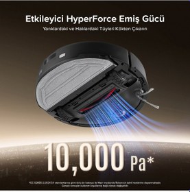 Resim Roborock Q8 Max Pro Plus Akıllı Robot Süpürge Siyah 