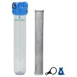 Resim Pera Water 20" Şebeke Girişi Tekli CTO Karbon Filtre Klor Ve Kireç Arıtma Sistemi 