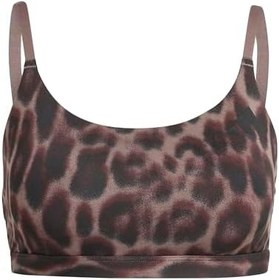 Resim adidas Optime Essentials Workout Leopard Light Support Bra 