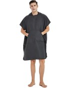 Resim Mufunye Çeşitli Renk Seçenekleriyle Kapüşonlu Plaj Havlusu - Yüzme, Kano Ve Açık Hava Aktiviteleri İçin 