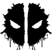 Resim Deadpool (Oto-Motor-Laptop-Duvar-Dekor) 20 x 18 cm 