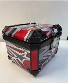 Resim Rexx 60 Litre Abs Motosiklet Arka Çanta - 04-renkli Çok Renkli 
