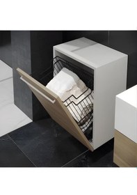 Resim Starax 8117-a Antrasit Askılı Çamaşır Sepeti Antrasit 