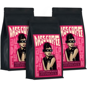 Resim Kolombiya Medellin Filtre Kahve 3 x 250gr - Moka Pot 