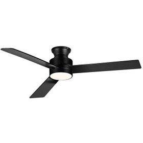 Resim Ceiling Blade Fan 18w 3 Kanatlı Siyah Kumandalı Tavan Vantilatörü 