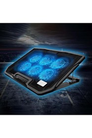 Resim DailyLink 15.6 Inç 6 Fanlı Dizüstü Sessiz Laptop Soğutucu Standı 