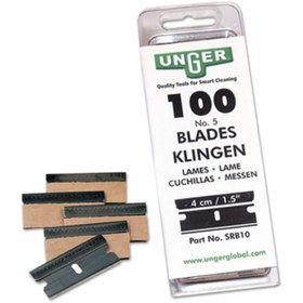 Resim unger Cam Filmi Kazıma Jileti 4 Cm. -germany (100'lü Plastik Muhafazada) 