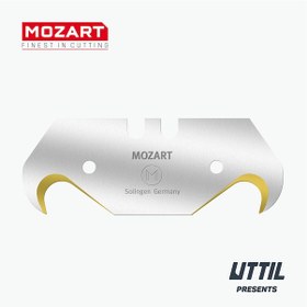 Resim Mozart Blades 90110.065 51 Mm Tin Kaplama Kanca Bıçak 10'lu Yedek 