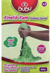 Resim Bu-bu Yeşil Kinetik Kum 500 Gr. Ku0003 