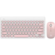 Resim İnce Tasarımlı 2.4g Kablosuz Klavye Ve Fare Seti - Sessiz Ve Renkli Seçenekler Diğer Diğer 