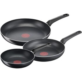 Resim Titanyum 1x Simplecook Difüzyon Tabanlı 3'lü Tava Seti - 20/24/28 Cm 