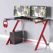 Resim Evdemo Milenyum Profosyonel Oyuncu Masası Kırmızı 