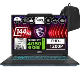 Resim Msı Cyborg 14 Intel Core I7 13620H 32GB 1tb SSD RTX4050-6GB Windows 11 Home 14" Fhd+ 144Hz Taşınabilir Bilgisayar A13VE054XTRWH06 + Zetta Çanta 
