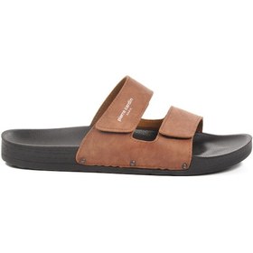 Resim Pierre Cardin Taba Cırtlı Büyük Numara Erkek Terlik Pc-7039 M Taba 