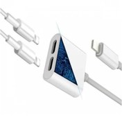 Resim VY Aksesuar Iphone 7,8 X 10 Uyumlu Lightning Kulaklık Ve Şarj Çevirici Dönüştürücü 