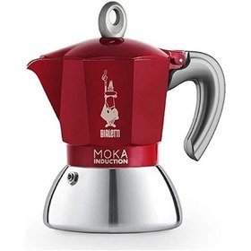 Resim Bialetti Moka Pot Inductıon Kırmızı 2 Cup 