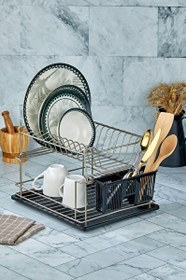 Resim Cooker CKR3270 36x30 Cm 2 Katlı Metal Bulaşıklık - Saten 