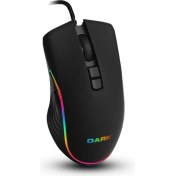 Resim Dark Elite Force GM1100 3200DPI 7d Rgb USB Oyuncu Mouse 