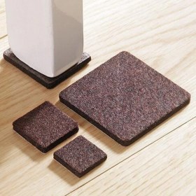 Resim Pacific Kaydırmaz Keçe Kare 1plk=18 Ad 35 x 35 Kahve 