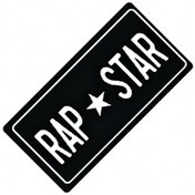 Resim Rap Star Yazılı Sök-tak-pratik Vantuzlu Yeni Nesil Dekor Plaka 