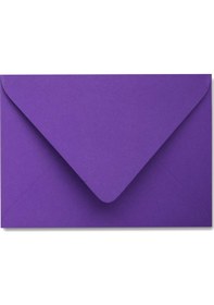 Resim 25 Adet 13x18 Mor Davetiye Lüks Tebrik Kartı Mektup Mühür Cüzdan Büyük Kapasiteli Zarf 