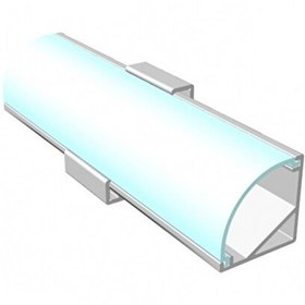 Resim 24V 4000K 200 CM Mutfak Dolabı ve Tezgah Altı Bombe Difüzörlü Köşe Bar Led 