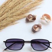 Resim LOOKUP NEW Kelly Unisex Siyah Degrade Kare Dikdörtgen Yeni Sezon Vintage Uv400 Korumalı Güneş Gözlüğü 