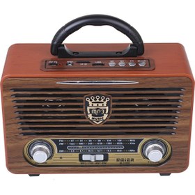 Resim Genel Markalar M115 Dvs Usb Sd Bluetooth Nostaljik Radyo 