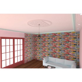 Resim Motifpiyer Lamba Tavan Gobegi 49-MOTIFLI-OVAL-95CM-CAP-DIS-CITALI 
