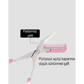 Resim Eco Lounge Kaş Düzeltme Makası Taraklı - Profesyonel ve Pratik Kaş Bakımı 