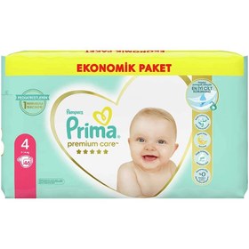Resim Prima Premium Care 4 Beden Çocuk Bezi 46'lı 