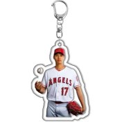 Resim Jump Rabbit Beyzbol Oyuncusu Akrilik Anahtarlık Shohei Otani Kolye Karakter Çevre (Yurt Dışından) 
