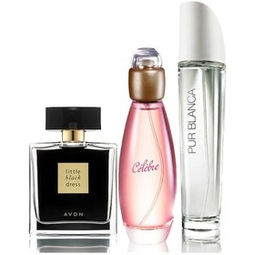 Resim Avon Little Black Dress Celebre Pur Blanca Kadın Parfüm Seti 3'lü 