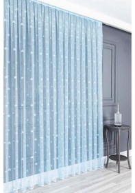 Resim Evdepo Home Kullanıma Hazır Örme Tül Perde (541991523) 
