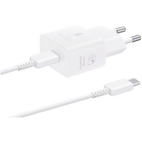 Resim Samsung EP-T2510X Type-C Hızlı Şarj Aleti 25 W Siyah 