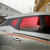 Resim Topnotch Mavi 19.6x78.7inç Çift Ton Geçişli Oto Film Isıya Dayanıklı Patlamaz Güneş Kontrol 