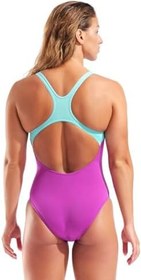 Resim Graphic Swimsuit Swim Pro Back Kadın Pembe Yüzücü Mayo 011182980 