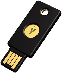Resim Yubico - YubiKey 5 NFC - İki Faktörlü Kimlik Doğrulama için Güvenlik Anahtarı (2FA), USB-A ve NFC ile Bağlantı - FIDO Sertifikalı 