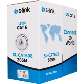 Resim S-Link Sl-cat608 305mt Cat6 Utp 24awg Gri Patch Kablo 