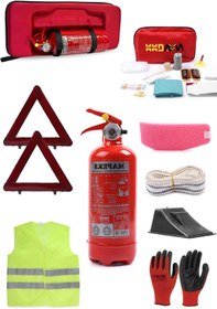 Resim KKDAVM Eva Trafik Ve Ilk Yardım Seti Ekonomik - Tüvtürk Uyumlu Eva Trafik Seti Tüp 4 Yıl Garantili 