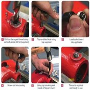 Resim Ebitda 15 Parça Metrik Diş Açma Seti - M5'ten M14'e Dayanıklı Çelik Vida Onarım Takımı 
