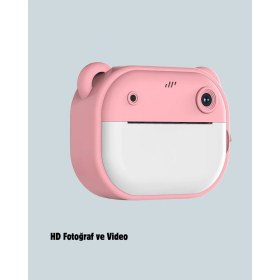 Resim Fantastik Store Çocuklar Için Şipşak Yazıcı Kamera 24MP Hd Çift Lensli Termal Baskılı 