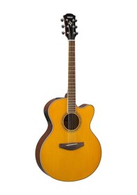 Resim Yamaha Cpx600 Medium Jumbo Elektro Akustik Gitar Vintage Tint 