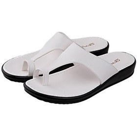 Resim Ceyo 9200-2 Kadın Anatomik Parmak Arası Terlik Beyaz 36-40 