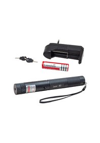 Resim Go İthalat Şarjlı Yeşil Lazer Pointer 100 Mw Siyah 