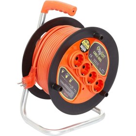 Resim Bylion Makaralı Uzatma Kablosu 3 * 1.5mm² 20 Mt. Turuncu Kablo 