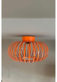 Resim Este Turuncu Plafonyer Avize İç Mekan Aydınlatma Dekoratif Mutfak Hol Cafe Ofis Turuncu 