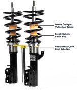 Resim Başaran Coilover Renault Megane 3 Uyumlu Coilover Ayarlı Amortisör 10 Cm 