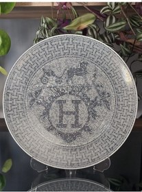 Resim Konyax Servis Tabağı Set Porselen 6 Kişilik Honey Gri Çok Renkli 